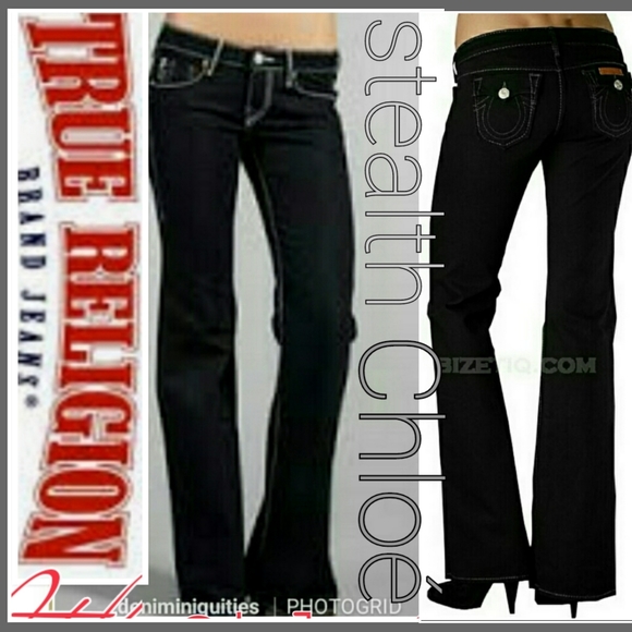 True Religion Denim - True Religion Stealth Chloe Denim Trousers